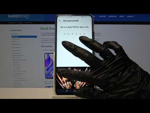 Set Up App Lock - HUAWEI Honor 9x Pro & Programs Protection