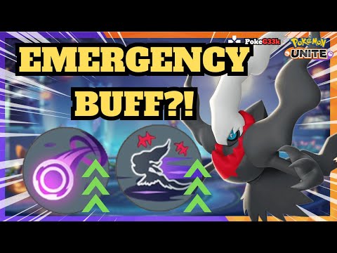 DARKRAI got emergency BUFFED.... and it's now BROKEN!!!｜Pokémon Unite