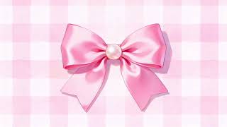 Pink bow aesthetic wallpaper ♡ soft girl preppy coquette background