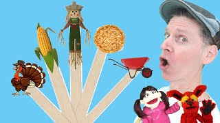 Thanksgiving Song with Matt | Dream English Kids | Free Printables