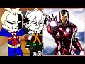 Сlass 1A React To Deku As Iron Man Gacha React Marvel