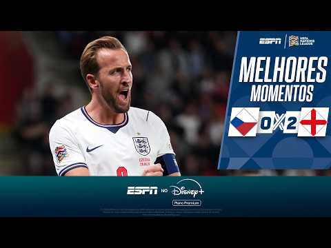 Gols e melhores lances de República Tcheca x Inglaterra
