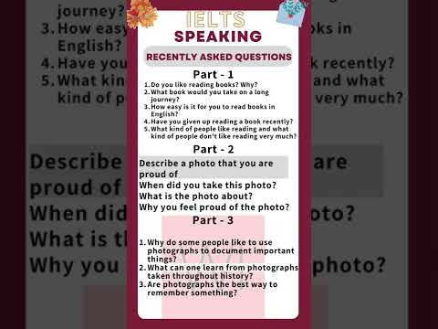 IELTS Speaking recent questions | IELTS Exam preparation #shorts