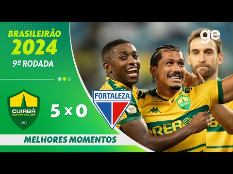 Gols e lances de Cuiabá x Fortaleza