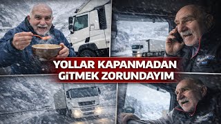 SOĞUK, KAR VE UZUN YOL! MANİSA’DAN ANKARA’YA GERÇEK TIR HAYATI
