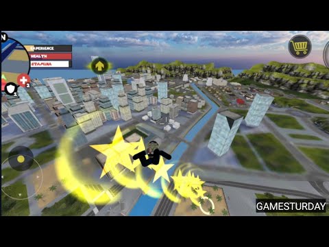 US Police Stunt New Stickman Rope Hero Game