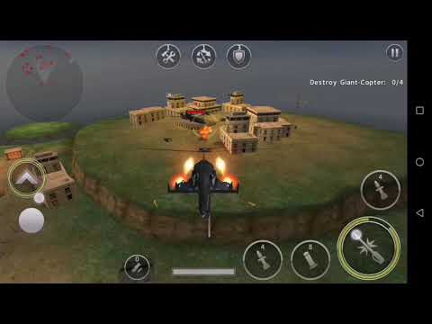 Airwolf vs giant gunships