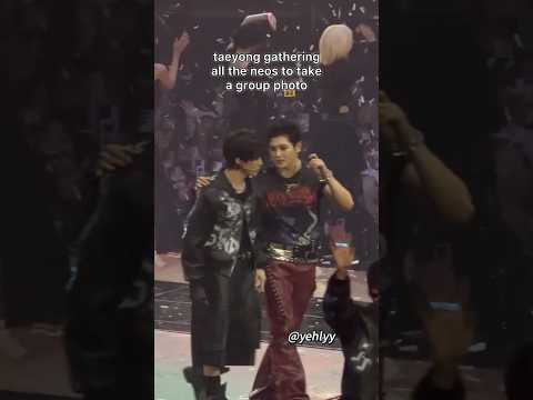 #Taeyong gathering the neos to take a group photo sbs gayo daejeon 2025 #nctwish #haechan #jisung