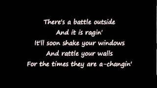 Times they are a changin' - Eddie Vedder