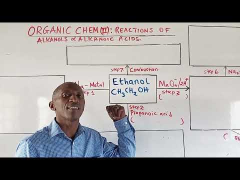 ORGANIC CHEMISTRY II: REACTIONS OF ALKANOLS AND ALKANOIC ACIDS.
