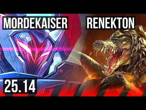 MORDEKAISER vs RENEKTON (TOP) | KR Master | 25.14