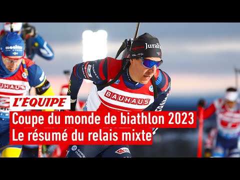 2023 Biathlon World Cup - France dominates the mixed relay in Östersund