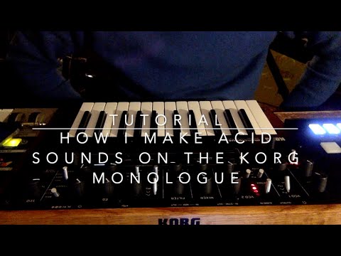Tutorial - How I make Acid sounds on the Korg Monologue