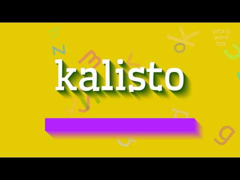 KALISTO - 🔥UNBELIEVABLE pronunciation of 'Kalisto'! You won't believe what you've been saying