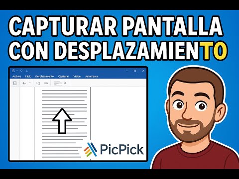 Cómo capturar pantalla completa con desplazamiento o scroll GRATIS con Picpick