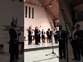 Chanticleer program encore sings Straight Street arr. by Joe Jennings