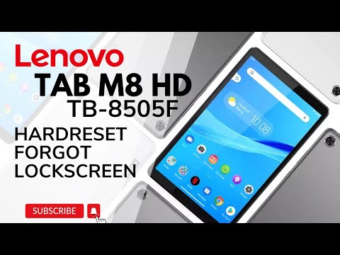 Hard Reset Lenovo Tab M8 (HD) | How To Remove All Lenovo Tab Screen Lock and Forgot Password Pattern
