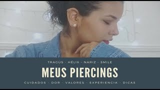 MEUS PIERCINGS (NARIZ,HELIX,TRAGUS,SMILE)