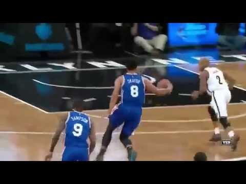 Jahlil Okafor Alley Oop to Nerlens Noel | Sixers @ Nets | 19/10/2015