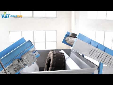 Double Shaft Tire Shredder For Cutting Car and Truck Tires