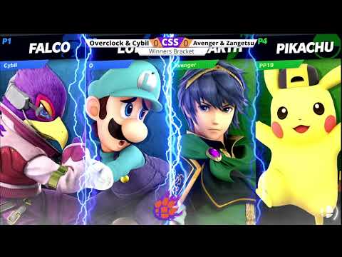 CSS 27 Doubles - W - Cybil & Overclock (Falco/Luigi) vs. Avenger & Zangetsu (Marth/Pika/ZSS/Link)