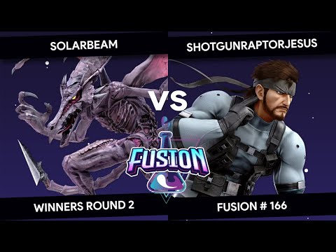 Fusion #166 - SolarBeam (Ridley) vs ShotgunRaptorJesus (Snake) - Winners Round 2