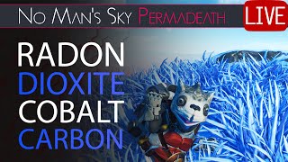 Stasis Device Farm: Cold! Radon, Dioxite, Cobalt+ | No Man&#39;s Sky PERMADEATH #47 | Xaine&#39;s World Live