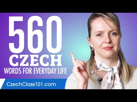 560 Czech Words for Everyday Life - Basic Vocabulary #28