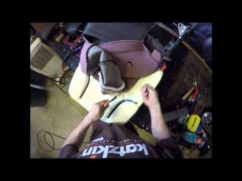 How to install leather seat covers on  2013-13 Nissan Xterra Frontier front seats