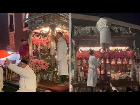 Imprevisto alla festa di Sant’Agata a Catania: il momento in cui si sgancia il cordone del fercolo