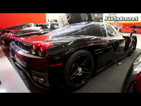 Ferrari Enzo cold start with straight pipes