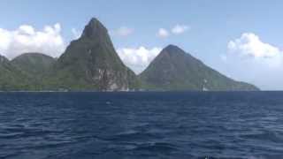 preview picture of video 'Joe Knows Speed Boat Tour to the Pitons in St Lucia by Lynn at Alpha Travel 919.467.5020'
