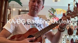 Video thumbnail for Kala KA-BG Mahogany Baritone Ukulele Demo/Review at Aloha City Ukes by Aloha City Ukes