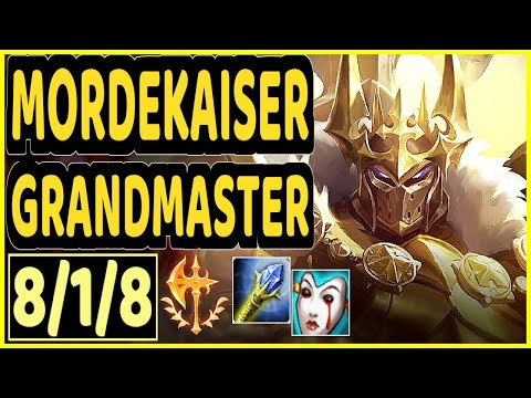 CABOCHARD (MORDEKAISER) - 8/1/8 KDA GAMEPLAY - EUW Ranked GRANDMASTER
