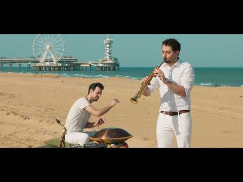 Melodic Waves 2: Lullaby by the beach with soprano saxophone and handpan