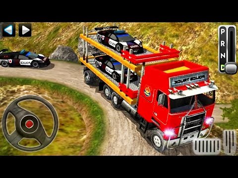 OffRoad Police Transporter Truck Drive - Police Cars Driving - Android GamePlay