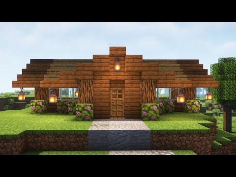 Майнкрафт | Как построить маленький уютный дом в майнкрафте