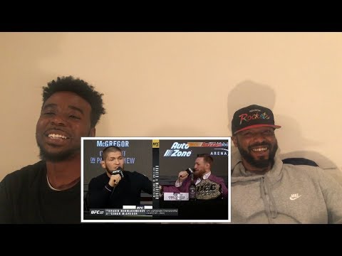 UFC 229: Khabib vs McGregor Press Conference Highlights Reaction