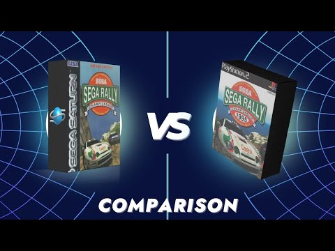 Sega Rally Championship - Sega Saturn VS PS2 COMPARISON