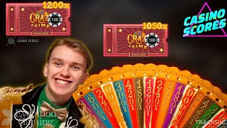 Crazy time big win today, OMGG !! CT TRIPLE !! 1500X, 1200X, 1050X And Others !!