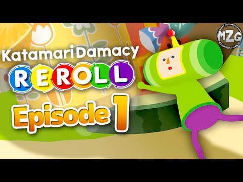 Katamari Damacy REROLL Gameplay Walkthrough - Episode 1 - Creating Stars!