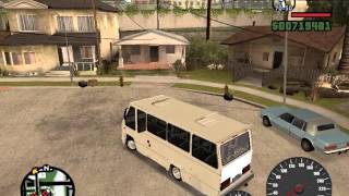 preview picture of video 'CJ HOJALATEANDO UN MICRO DE LA RUTA 47 GTA SAN ANDREAS'