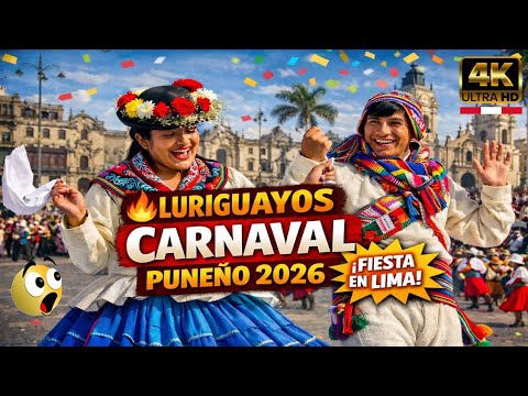CARNAVAL PUNEÑO en Lima 2026: Luriguayos de Yunguyo en su máximo esplendor 🚀✨
