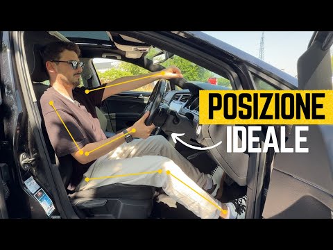 Posizione di guida in auto IDEALE per guidare COMODO e SICURO