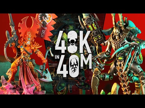 Aeldari vs Necrons - War in heavens 2.0 - 40k in 40m Warhammer Battle