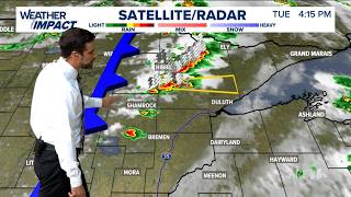 WEATHER: Isolated storms on Tuesday evening