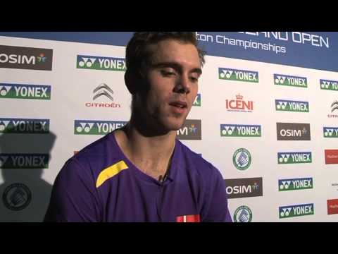 Interview - Jan O Jorgensen beats Chen Jin at 2013 All England