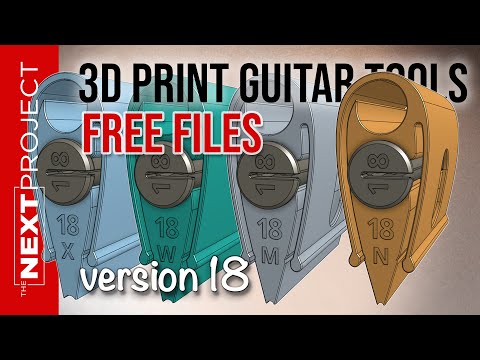 Fret Sanding Polishing Grip v18 - 3D Printing Guitar Project Tools - Ep4B