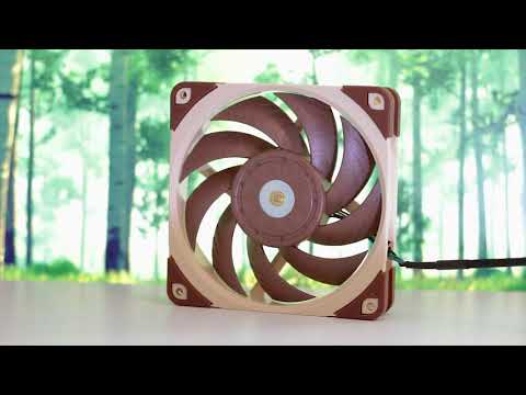 Kompiuterio Korpuso Ventiliatorius - Noctua NF-A12x25 12 Cm Rusvai Geltonas video