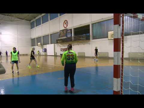 Handball Drill- full court passing, into a 3-2 decision making drill